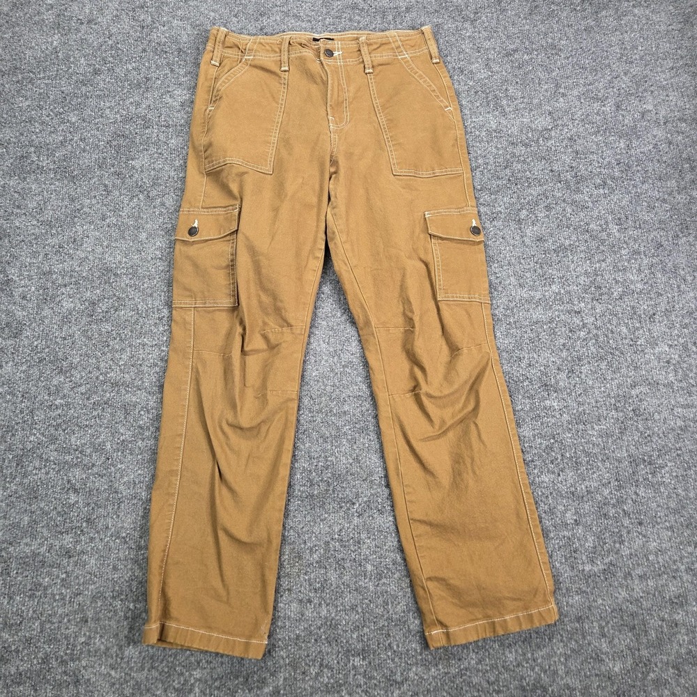 Dickies Cargo Pants Mens 30x30‎ Brown Canvas Stretch Workwear Utility Pockets